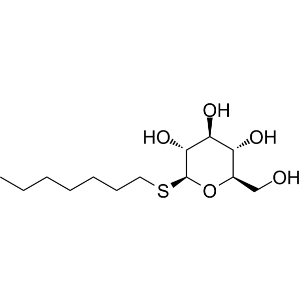 n-Heptyl β-D-thioglucoside (Heptyl 1-thiohexopyranoside) 85618-20-8